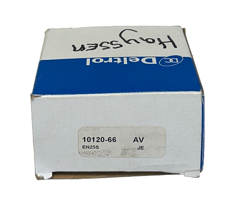 DELTROL 10120-66 / EN25S HYDRAULIC INLINE NEEDLE VALVE W/ KNURL KNOB NSMP