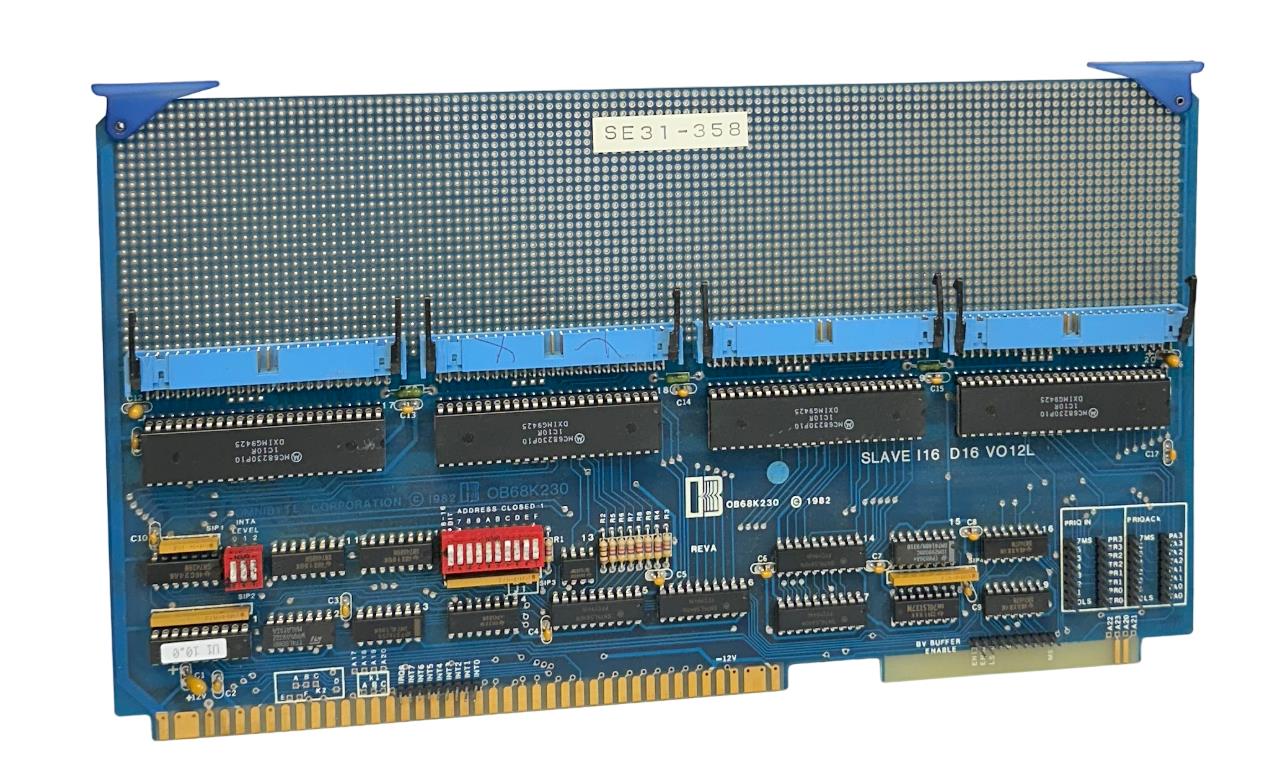 OMNIBYTE CORPORATION OB68K230 / CTS01348 / 668-0611 SLAVE 16 D16 VO12L PCB USNP