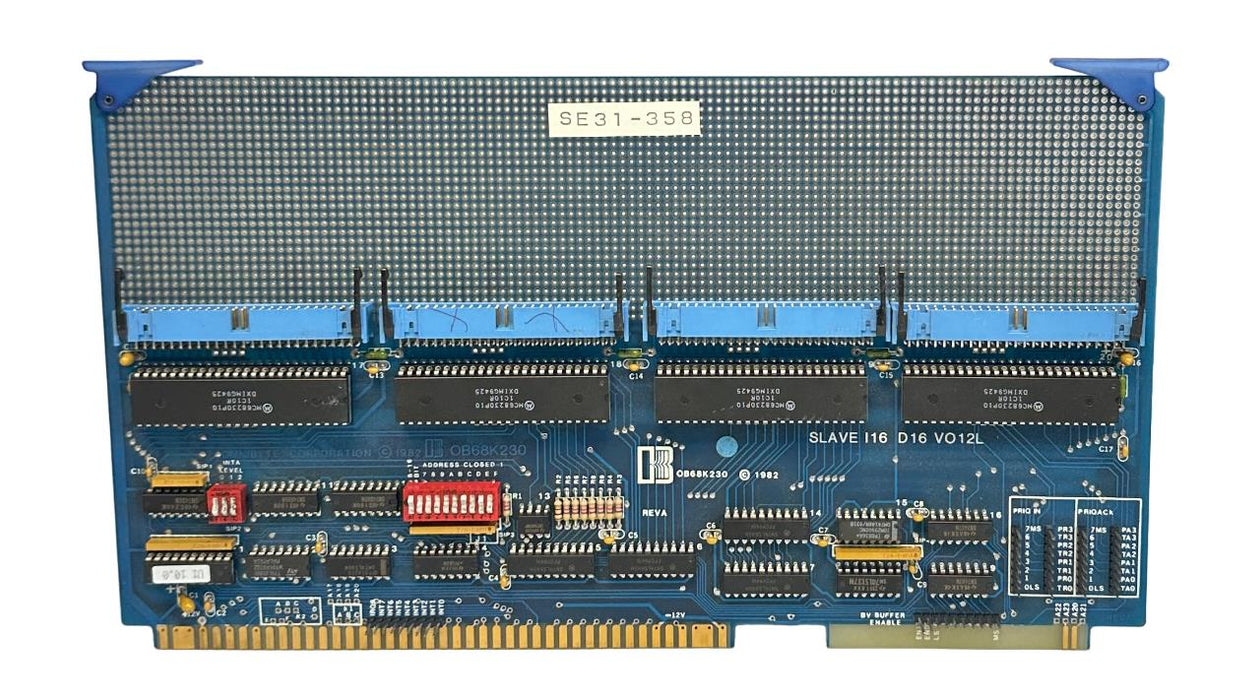 OMNIBYTE CORPORATION OB68K230 / CTS01348 / 668-0611 SLAVE 16 D16 VO12L PCB USNP