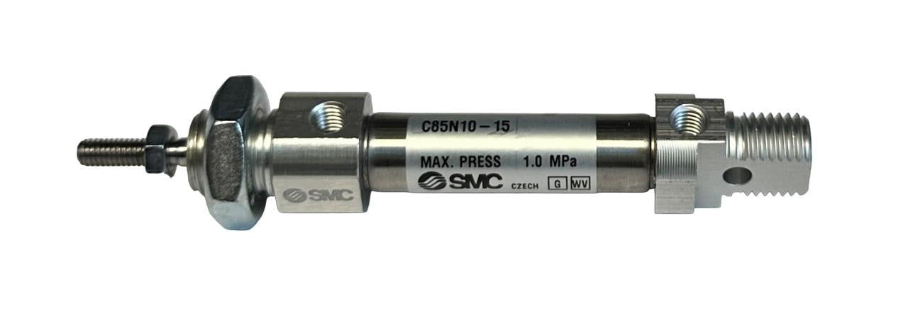 SMC C85N10-15 / C85N1015 PNEUMATIC CYLINDER DOUBLE-ACTING ROUND 1.0MPa NSNP