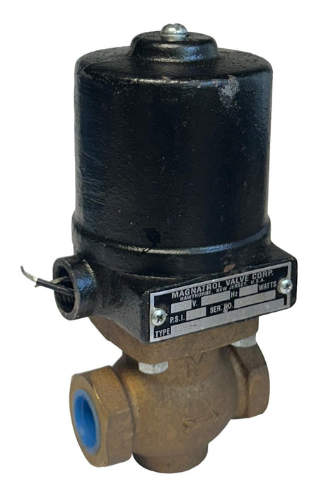 MAGNATROL VALVE CORP 129S43 STEAM SOLENOID VALVE 120V 60Hz 65W 180PSI NSNP