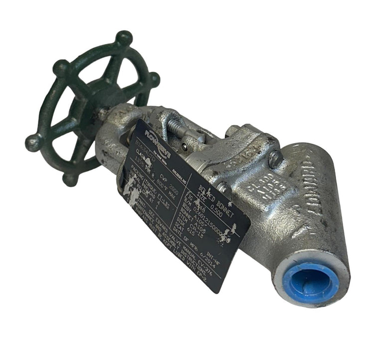 FLOWSERVE B16.34LTD / B1634LTD BOLTED BONNET VALVE SIZE 0.500 BODY A105 NSNP