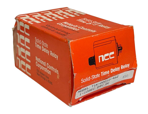 NCC T1K-00010-462 / T1K00010462 SOLID-STATE TIME DELAY RELAY .1-10SEC 24VDC NSMP