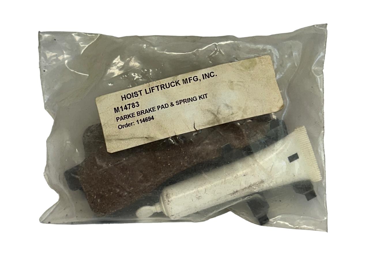 HOIST LIFTRUCK M14783 / 114694 OEM BRAKE PAD AND SPRING KIT FOR LIFTRUCK NSFS