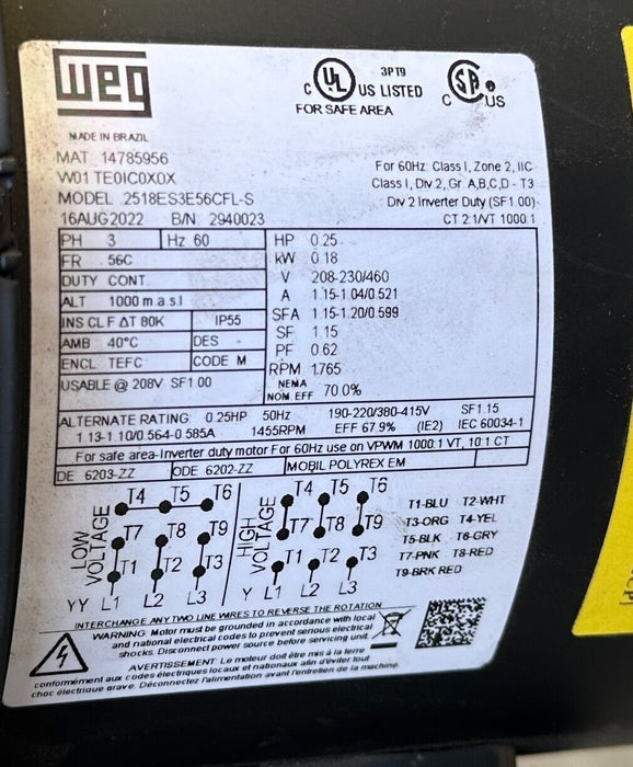 MILTON ROY MRA11D77A2CPPNNNNY mROY MRA SERIES METERING PUMP 0.40/0.57GPH NSNP