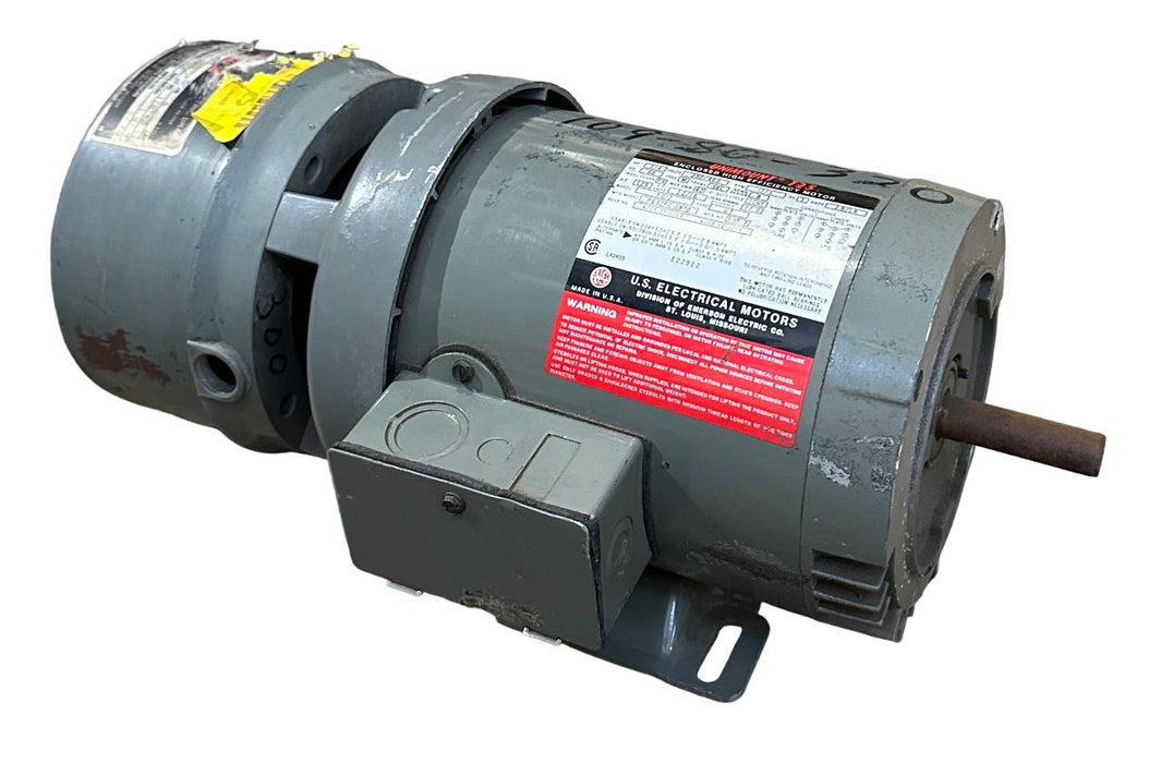 US ELECTRICAL MOTORS P63CPC-2870 / F012 UNIMOUNT 125 MOTOR 3/4HP W/ BRAKE NSNP