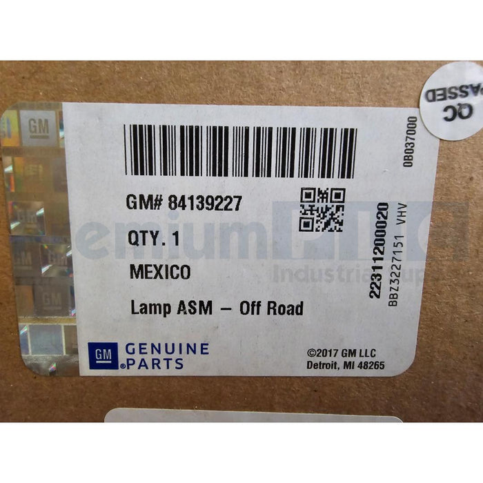 (2) GM 84139227 F LAMP ASM RIGID E-SERIES PRO 6" LED LIGHT BAR 106313 OEM NEW