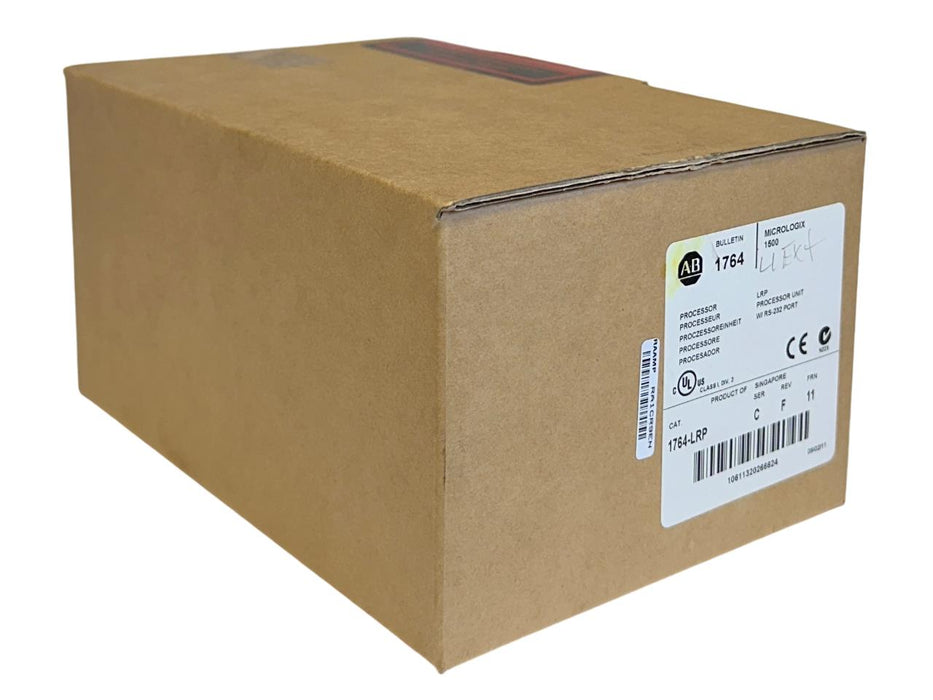 ALLEN BRADLEY 1764-LRP /C MicroLogix 1500 PROCESSOR MODULE W/ RS-232 PORT NSFS