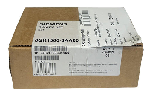 SIEMENS 6GK1500-3AA00 / 6GK15003AA00 SIMATIC NET OPTICAL BUS TERMINAL NSMP