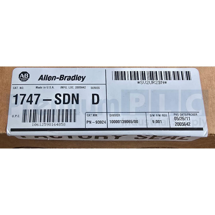 SEALED ALLEN BRADLEY 1747-SDN /D SLC/500 DeciveNet SCANNER MODULE FRN 9.001 NSFS