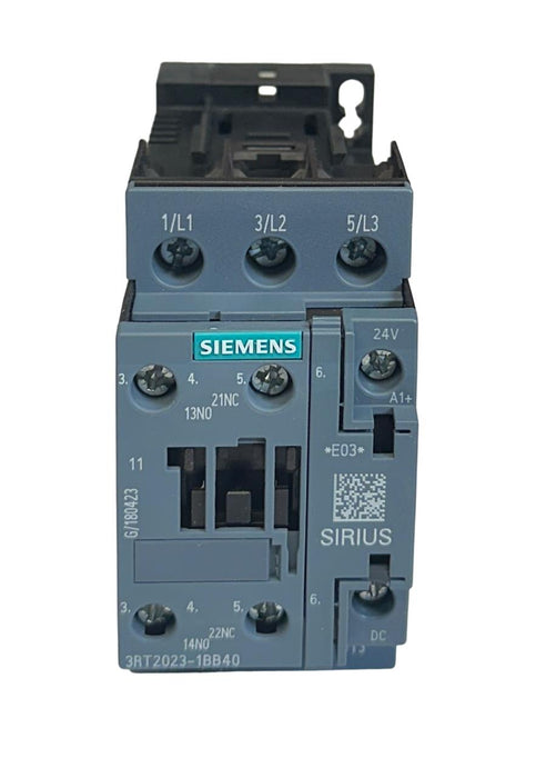 SIEMENS 3RT2023-1BB40 / 3RT20231BB40 SIRIUS CONTACTOR 24V 9A 4kW NSMP