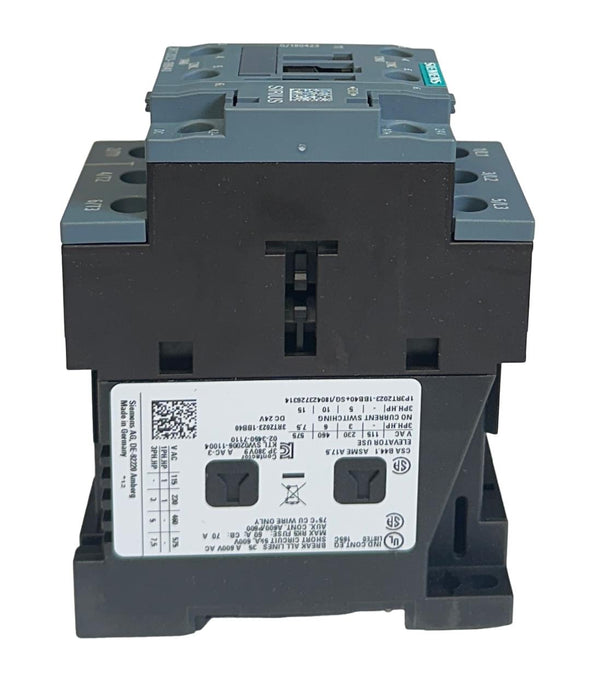 SIEMENS 3RT2023-1BB40 / 3RT20231BB40 SIRIUS CONTACTOR 24V 9A 4kW NSMP