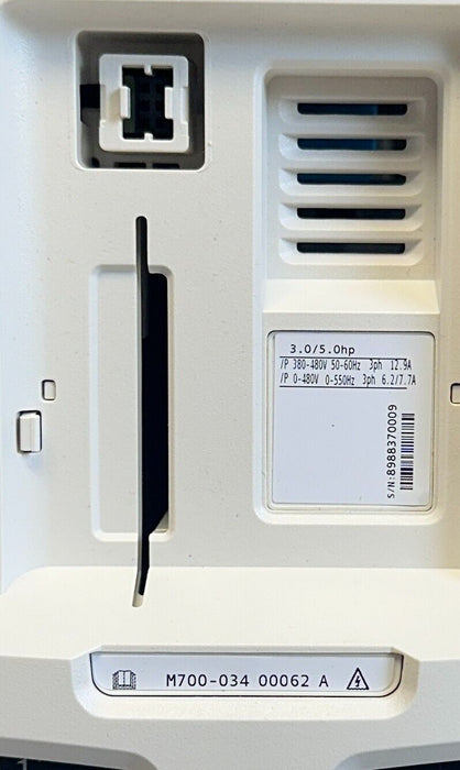 CONTROL TECHNIQUES M700-03400062A10101AB100 Unidrive M EtherNet 3.0/5.0HP NSMP