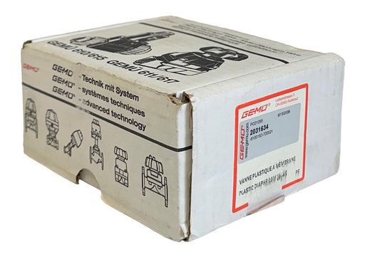 GEMU 2031634 / 610 15 D 72052-1 / 61015D720521 PLASTIC DIAPHRAGM VALVE NSMP