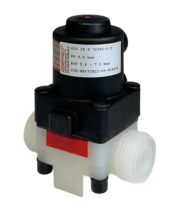 GEMU 2031634 / 610 15 D 72052-1 / 61015D720521 PLASTIC DIAPHRAGM VALVE NSMP