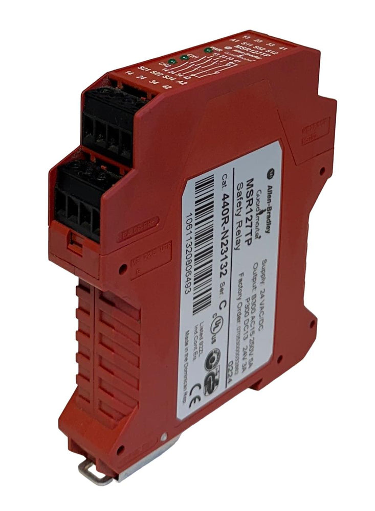 ALLEN BRADLEY 440R-N23132 /C Guardmaster MSR127TP SAFETY RELAY 24VAC/DC USNP