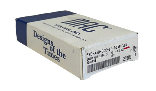 MAC 92B-AAB-000-DM-DDAP-1DN / 92BAAB000DMDDAP1DN SOLENOID VALVE 24VDC NSMP