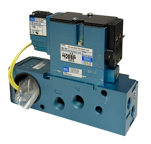 MAC 82A-AA-BKA-TM-DAAP-1DA / 82A-AA-000-TM-DAAP-1DA SOLENOID VALVE AND BASE NSMP