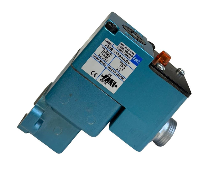 MAC 250B-117AAAG= / 250B-117AAAG SOLENOID VALVE 200 SERIES 110-120VAC NSNP