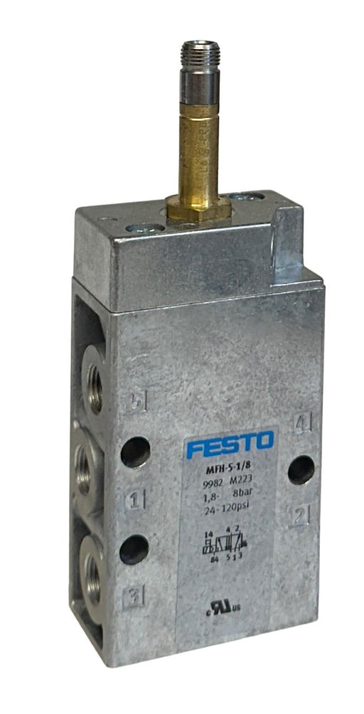 FESTO MFH-5-1/8 / 9982 MFH SERIES SOLENOID VALVE 5/2 MONOSTABLE MFH518 NSMP