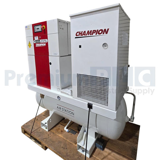 GARDNER-DENVER CHAMPION L15 / CL15 20HP ROTARY SCREW AIR COMPRESSOR W/GSRN DRYER