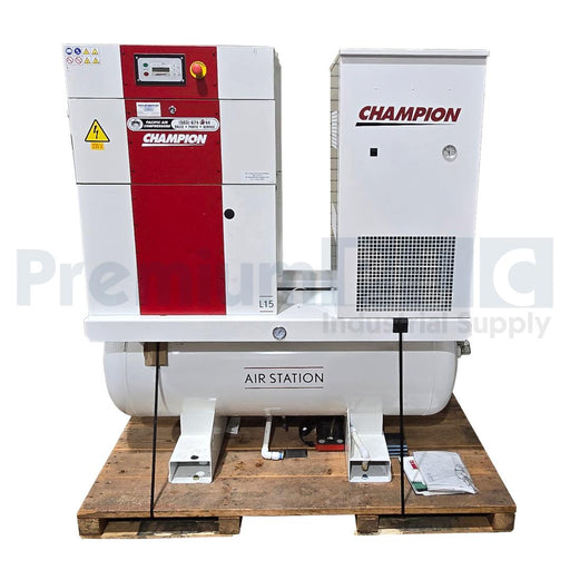 GARDNER-DENVER CHAMPION L15 / CL15 20HP ROTARY SCREW AIR COMPRESSOR W/GSRN DRYER