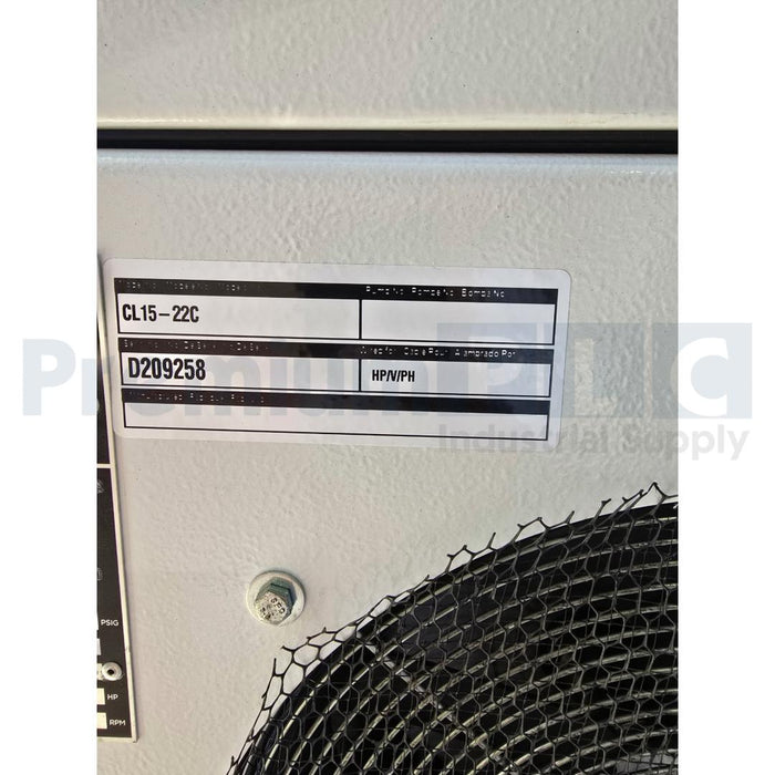 GARDNER-DENVER CHAMPION L15 / CL15 20HP ROTARY SCREW AIR COMPRESSOR W/GSRN DRYER