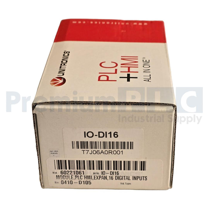 NEW UNITRONICS IO-DI16 / IODI16 I/O EXPANSION MODULE 16 -INPUTS 24VDC NSMP