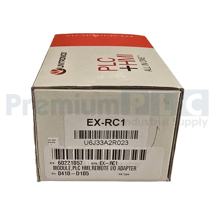 NEW UNITRONICS EX-RC1 / EXRC1 REMOTE I/O ADAPTER EXPANSION MODULE 24VDC NSMP