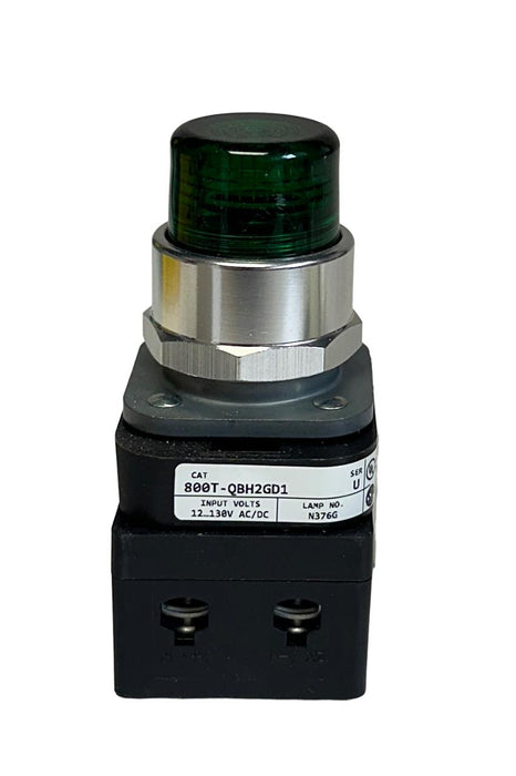 ALLEN BRADLEY 800T-QBH2GD1 /U 30mm MOMENTARY PUSH BUTTON GREEN 12-130VAC/DC NSMP