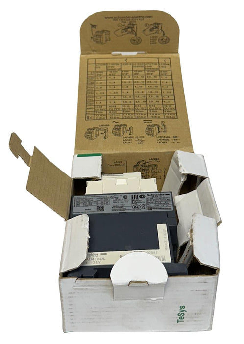 SCHNEIDER ELECTRIC LC1D09BD TeSys CONTACTOR LC1D09 24VDC COIL 9A 3-POLE NSMP