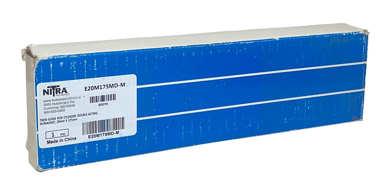 AUTOMATION DIRECT NITRA E20M175MD-M / E20M175MDM TWIN GUIDE ROD CYLINDER NSMP
