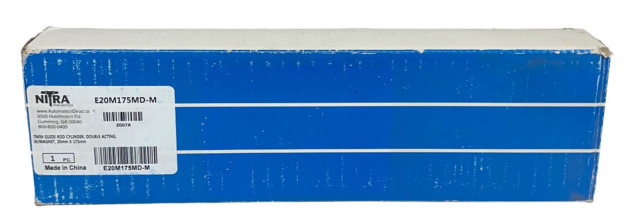 AUTOMATION DIRECT NITRA E20M175MD-M / E20M175MDM TWIN GUIDE ROD CYLINDER NSMP