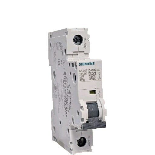 NIB SIEMENS 5SJ4110-6HG40 MINIATURE CIRCUIT BREAKER 5SJ41106HG40