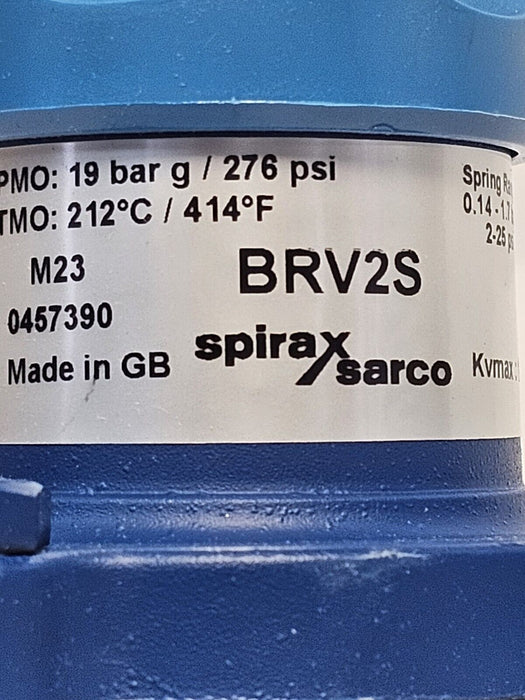 NIB SPIRAX BRV2S SIZE: 1/2'' NPT PRESSURE REGULATOR 0.14-1.7 BARG