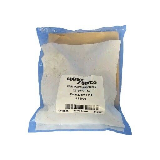 NEW SPIRAX SARCO MAIN VALVE ASSEMBLY 1440080 J16/MT  1/2''-3/4 FT14
