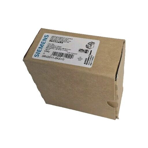 NIB SIEMENS 3RV2011-0KA10 CIRCUIT BREAKER 3RV20110KA10, 0.9-1.25A
