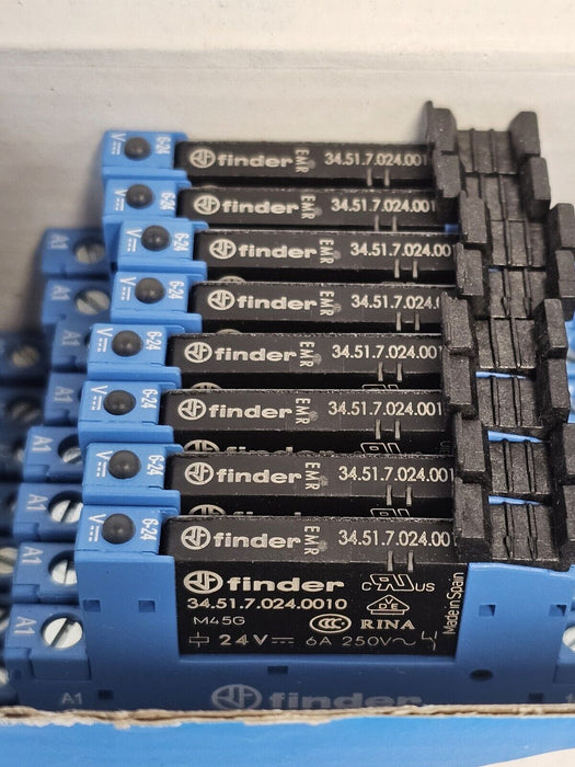 BOX OF 8 NEW FINDER 38.51.7.024.0050 EMR INTERFACE MODULES