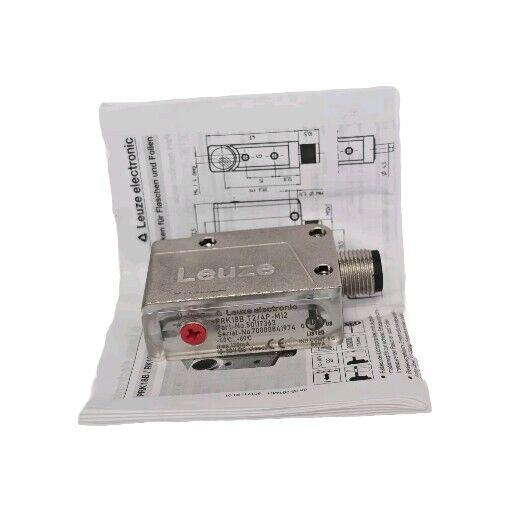 NIB LEUZE ELECTRONIC PRK18B.T2/4P-M12 PHOTOELECTRIC SENSOR 50117363