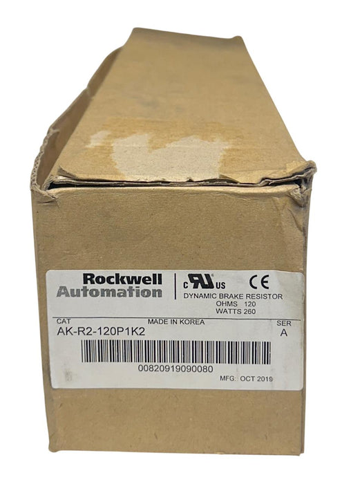 ROCKWELL AUTOMATION AB AK-R2-120P1K2 /A DYNAMIC BRAKE RESISTOR 120OHMS 260W NSMP