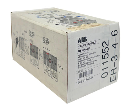 ABB 1SCA108824R1001 / OS30FAJ12 DISCONNECT SWITCH 3P 600V 30A DIN NSMP