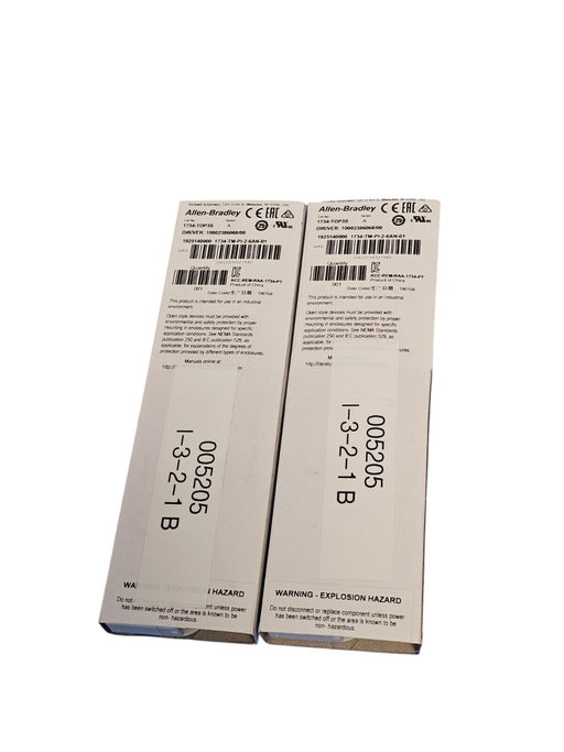 LOT OF 2 NIB ALLEN BRADLEY 1734-TOP3S TERMINAL BASES 1734TOP3S SER. A