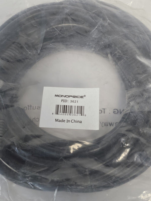 NEW MONOPRICE 3621 VGA CABLE MALE / MALE 25 FT