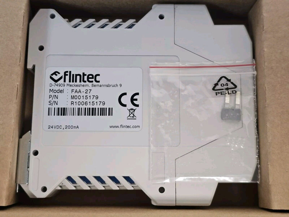 NIB FLINTEC MODEL: FAA-27 AMPLIFIER P/N: M0015179