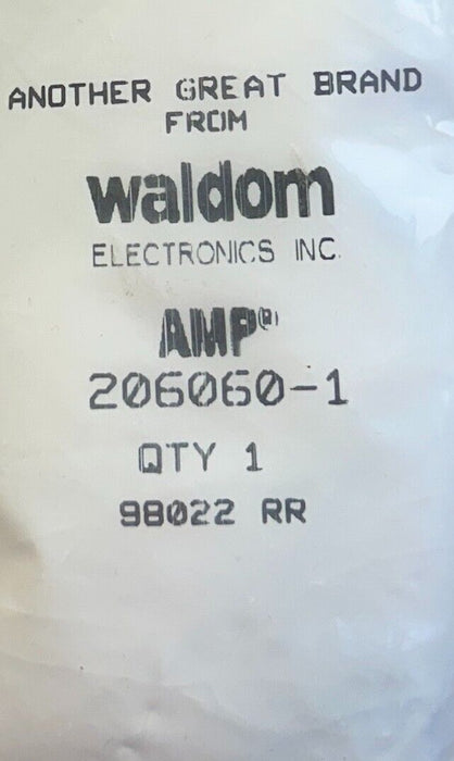 24 WALDOM 206060-1-P / 206060-1 / 2060601P AMP CIRCULAR POWER CONNECTORS NSFS