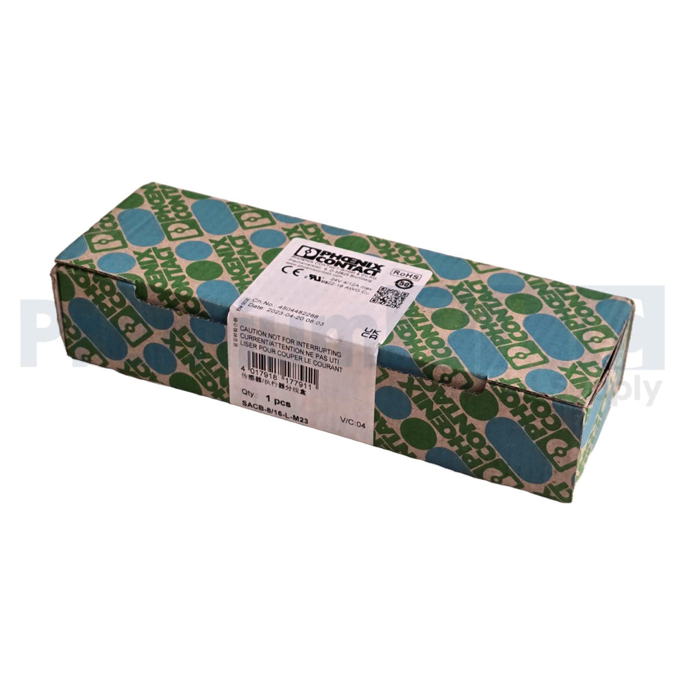 NEW PHOENIX CONTACT SACB-8/16-L-M23 DISTRIBUTOR BOX 8-SLOT 5-POS 1692459 NSFS