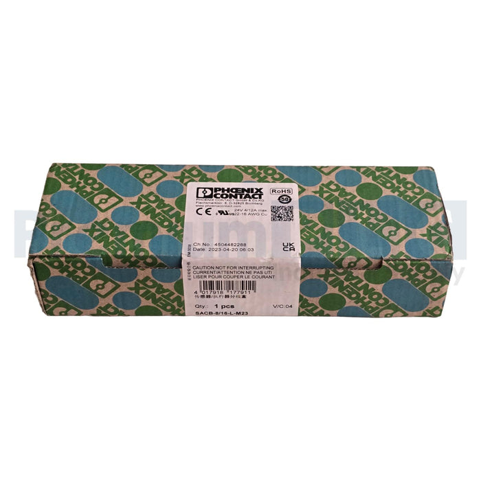 NEW PHOENIX CONTACT SACB-8/16-L-M23 DISTRIBUTOR BOX 8-SLOT 5-POS 1692459 NSFS