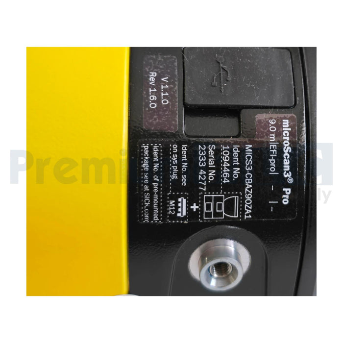 SICK MICS3-CBAZ90ZA1P01 microScan3 Pro 9.0m EFI-pro SAFETY SCANNER 1094465 NSMP