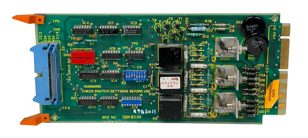 CROSFIELD ELECTRONICS 7353-3000 / 7353-4000 CONTROL BOARD 73533000 USNP