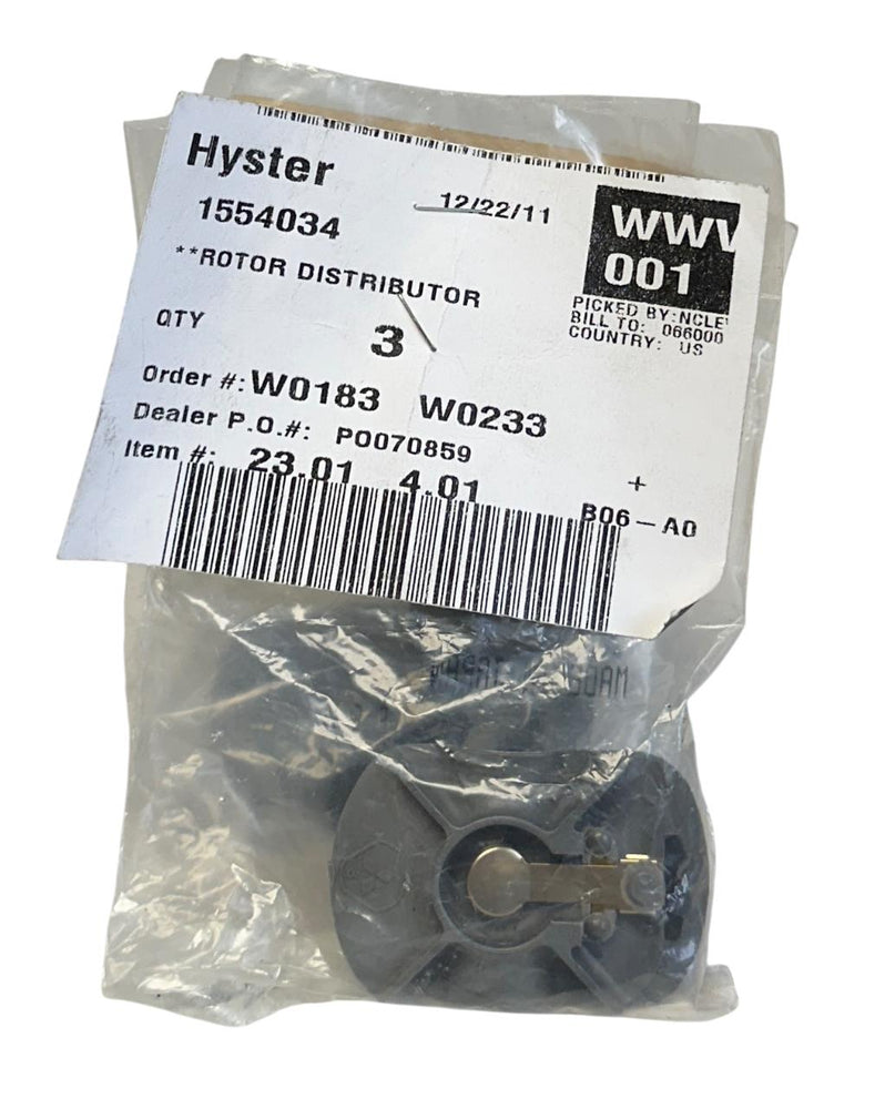 3 HYSTER 1554034 / HY1554034 OEM ROTOR DISTRIBUTORS FOR FORKLIFT NSNP